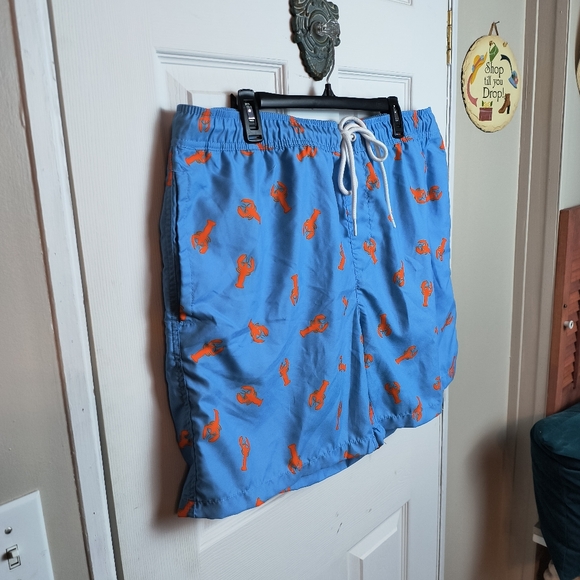 Amazon Essentials Men Quick Dry Swim Trunks Lobster Sz XXL - Picture 2 of 9